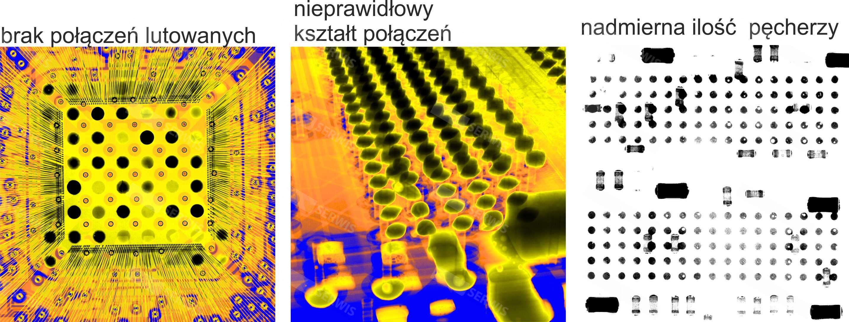 Analiza połączeń lutowanych na płytce PCB z wykryciem błędów i pęcherzy